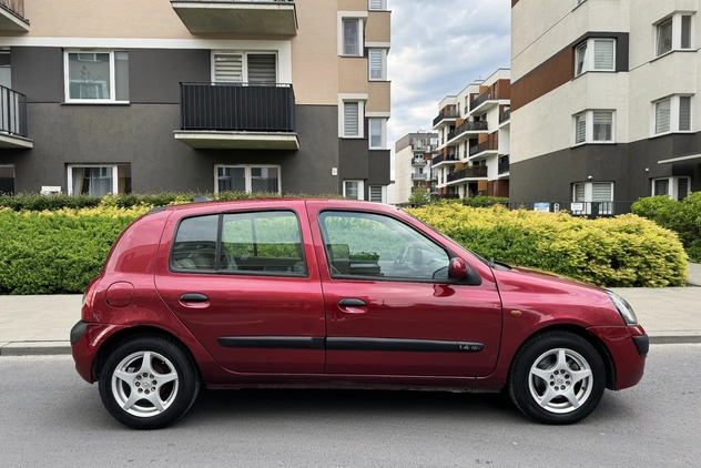 Renault Clio cena 8999 przebieg: 171000, rok produkcji 2003 z Warszawa małe 352